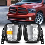 Ficolpo Led Fog Lights Daytime Running Turn Signal For 2013-2018 Dodge Ram 1500. Fixed Price $165.50.