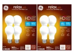 Ge Relax Led Soft White Lights 800 Lumens Hd 8.5 Watt 2 Packs 4 - Total New. Fixed Price $21.99.