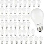Led Household A19 Light Bulb, 15W, 100W, 1500LM, 120V, E26, 3000K, 48PK. Fixed Price $110.18.