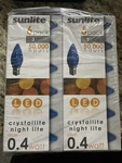 Sunlite 0.4W 120V E17 Led Blue Light Bulb (6 Units Per Box) Pack Of. Fixed Price $46.00.