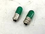 Of 2 Allen Bradley 800T-N318G Pilot Light Green Led Lamp 6VAC/VDC. Fixed Price $29.95.