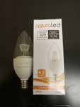 2-PACK Naturalled 4.5W Blunt Tip Chand Bulb E12 Base 5000K Clear Plastic. Fixed Price $17.95.