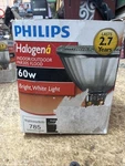 Philips Halogena Indoor Outdoor 60W 800 Lumens PAR30 Shortneck Bulb. Fixed Price $18.87.