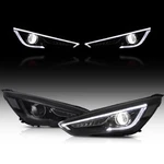 2015-2018 Ford Focus GEN3 Black Housing Projector Headlight W/led Sequential. Fixed Price $329.99.