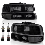 Headlight Assembly Compatible With Chevrolet Silverado Suburban Tahoe 1999-2002. Fixed Price $124.99.