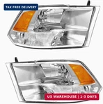 Headlight Assembly Compatible With 2009-2018 Dodge Ram 1500 2500 3500 Pickup. Fixed Price $95.99.