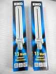 DT13/41 Eiko Watt 2 Pin Cool White Compact Fluorescent Lamp - Lot Of. Fixed Price $19.99.