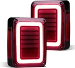 Led Tail Lights Compatible With 2007-2018 Jeep Wrangler Jk, Smoked Rear. Fixed Price $139.99.