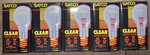 Lot Of - Satco 200W S3983 Clear Light Bulb 1750 Lumens Brass Base. Fixed Price $49.99.
