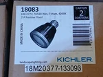 (2) Kichler Led Light Bulb Par 20 Narrow Beam Flood $130 Srp New Box Of. Fixed Price $39.95.