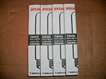 Lot Of 4 - Sylvania 25T6.5N 25W Clear Intermediate Base Tubular Bulb. Fixed Price $19.99.