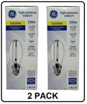 150 Watt High Pressure Sodium Ge Lucalox Hid Light Bulb Clear ED17 (2 Pack). Fixed Price $28.49.