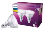 2-PACK Philips PAR38 Bulb 120W Equiv Led Dimmable 3000K 1200L Damaged Box. Fixed Price $34.95.
