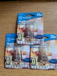 Lot Of 3 - Westinghouse #04721 25 Watt Halogen 120V GY7.9/8.0 Pin Base Dimmable. Fixed Price $29.99.