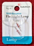 Mini Krypton Flashlight Lamp Package Of 272-1149 New!!!. Fixed Price $9.99.