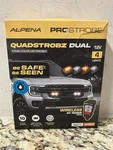 Alpena Prostrobe Quadstrobz Dual 12V 4 Lights White/ Amber #70122 With Remote. Fixed Price $35.00.