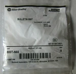 (5) Allen Bradley 800T-N65 O.e.m. Lamps 6.3V New!! Factory Sealed Pack Free Ship. Fixed Price $34.95.