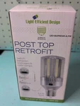 Post Top Retrofit Light Efficient Design 70W 150W Model LED-8029M345-A-FW. Fixed Price $49.99.