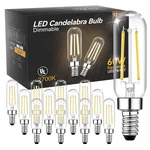 Tjoy E12 Candelabra Led Bulb, 60W Equivalent Dimmable 2700K Soft Warm White, .... Fixed Price $42.99.