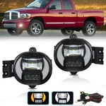 Driving Led Fog Lights For 2002 2003 2004 2005 2006 2007 2008 2009 Dodge Ram .... Fixed Price $99.92.