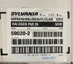Sylvania 59020 50PAR16/HAL/GU10/FL40N 120V (6 Pack). Fixed Price $22.79.