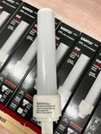 Lot Of (2) Satco S8531 Led Pl G24D (2-PIN) Base, 9 Watt, 120V, 3000K Warm White. Fixed Price $19.99.