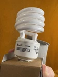 Ge Spiral 23W Compact Fluorescent Light Bulb FLE23HT3/3SW 120V 330MA Fcc. Fixed Price $12.25.