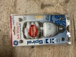 Ge Longlife Plus Spiral 18W Soft White Bulb 1200LM 6000HRS Energy Saving Screw. Fixed Price $10.00.