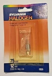Vintage Sylvania Bi-pin Halogen Lamp Bulb 75W 12V 75T4Q/RP 58665. Fixed Price $14.99.