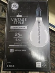 Ge Led Smoke Finish PS52 25W Medium Base. Fixed Price $45.00.