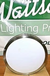 Texas Florescent 17" GU24 Brushed Nickel Split Ring Ceiling Fixture. Fixed Price $37.00.