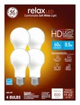 Led Relax Hd Light Bulb, Soft White, A19 Medium Base, 8.5 Watt, 4-PK. 93129431. Fixed Price $23.98.