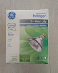 Halogen Indoor Outdoor Spotlight Bulb 80W PAR38 1600 Lumens 66302 New. Fixed Price $9.95.