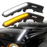 Led Hood Lights Ford Bronco 2021-2025 Black Amber Turn Signal Drl 2021-2026 2024. Fixed Price $259.99.