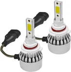 2 Pcs 9005/HB3 Car Led Light Replacement, 3800LM 6000K Super Color, Silver. Fixed Price $33.00.