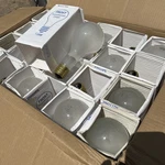 Philips Lighting J4 Lamp Bulbs 500W 120V - 130V Box Of 24 Frosted 500/IF. Fixed Price $100.00.