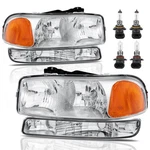 Kuiperauto Headlight Assembly Front Lamp Compatible With 1999-2006 Gmc Sierra.... Fixed Price $114.00.