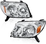 Pair Headlights Assembly Compatible For Toyota 4RUNNER 2003-2005 With Clear Lens. Fixed Price $159.99.
