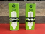 (2-PACK) Ge 97632 F32TBX/841/A/ECO Fluorescent Lamp Bulb 32W 4-PIN 22JS2521-E8. Fixed Price $5.99.
