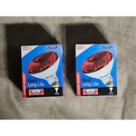 Feit Electric 100W Red Flood Light Bulb BR38 Outdoor Security 120V 2-PACK. Fixed Price $25.00.
