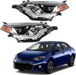 Headlight Assembly Replacement For Toyota Corolla 2014 2015 2016 Headlamps Front. Fixed Price $249.99.