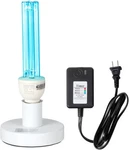 25 Watts Uvc Sanitizer Lamp Ozone Free Light Bulb With Base And White. Fixed Price $59.99.