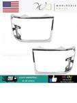 Hecasa Headlight Chrome Trim Bezel CB-549 Front Doors Pair. Fixed Price $39.99.