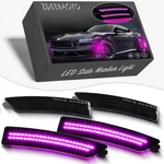 Zdeeraoto Led Front & Rear Side Marker Lights 4PCS Pink 24-25 Ford Mustang. Fixed Price $43.99.
