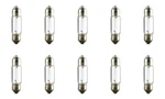 Cec Industries #3021 Bulbs, 12 V, W, EC11-5 Base, T-2.25 Shape (box Of 10). Fixed Price $15.86.