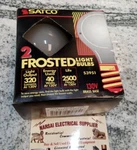 Satco S3951 40 W/130V A19/ Frosted Light BULBS/2 Bulbs/brass Base( L25LOBY. Fixed Price $14.99.
