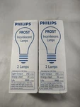 Philips - 40W 130V 2700K (frosted) A19 Base Light (2 Pack Bulbs). Fixed Price $21.99.