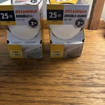 Sylvania 14148 - 40G25/DLSW/BL Decor Globe Light Bulb. Fixed Price $15.00.