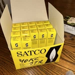 Lot Of 18 Satco S3283 40 Watt 120V Clear Torpedo Candelabra Small Base Bulbs. Fixed Price $75.00.