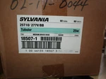 Case Of 60 25W Exit Light Bulbs Clear Sylvania Medium Base 25T10/277V/BB. Fixed Price $124.99.